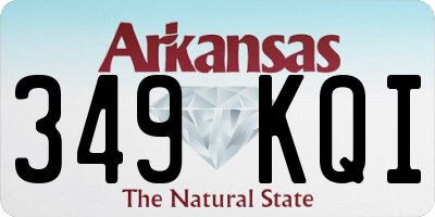 AR license plate 349KQI