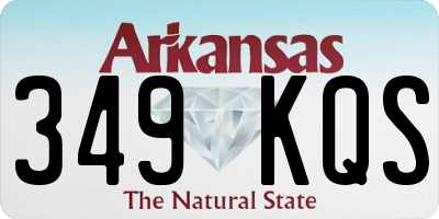AR license plate 349KQS