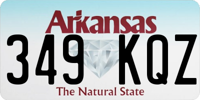 AR license plate 349KQZ