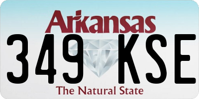 AR license plate 349KSE