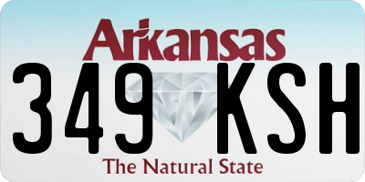 AR license plate 349KSH