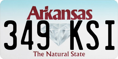 AR license plate 349KSI