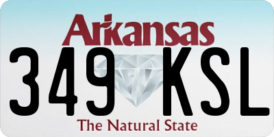 AR license plate 349KSL