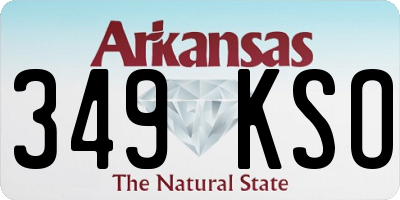 AR license plate 349KSO