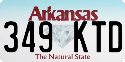 AR license plate 349KTD