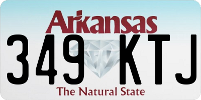 AR license plate 349KTJ