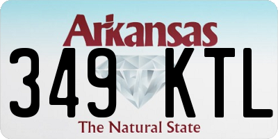 AR license plate 349KTL