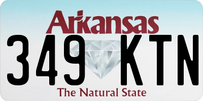 AR license plate 349KTN