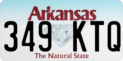 AR license plate 349KTQ
