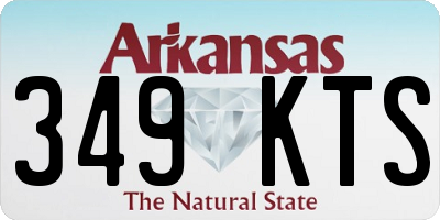 AR license plate 349KTS