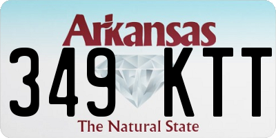 AR license plate 349KTT
