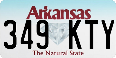 AR license plate 349KTY