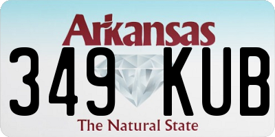 AR license plate 349KUB