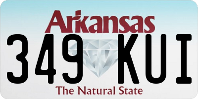 AR license plate 349KUI