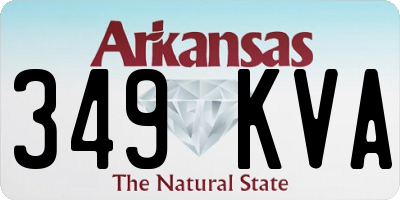 AR license plate 349KVA