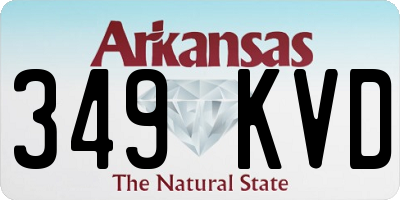 AR license plate 349KVD