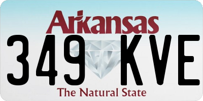 AR license plate 349KVE