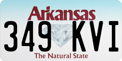 AR license plate 349KVI