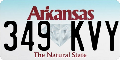 AR license plate 349KVY