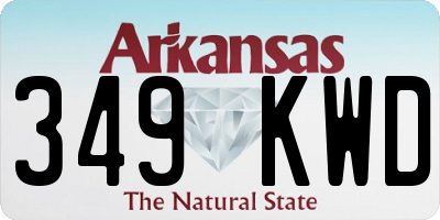 AR license plate 349KWD