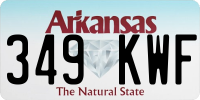 AR license plate 349KWF