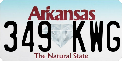 AR license plate 349KWG