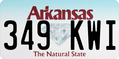 AR license plate 349KWI
