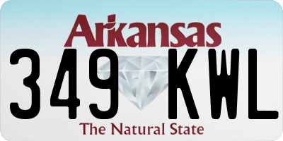 AR license plate 349KWL