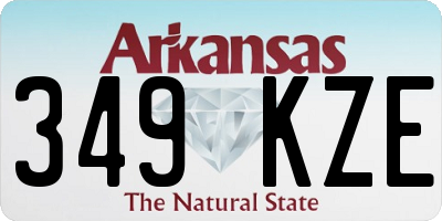 AR license plate 349KZE