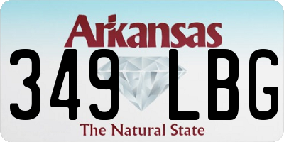 AR license plate 349LBG