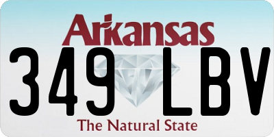 AR license plate 349LBV