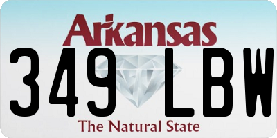 AR license plate 349LBW