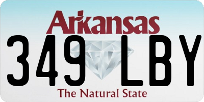 AR license plate 349LBY