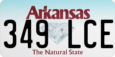 AR license plate 349LCE