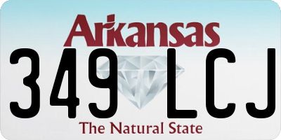 AR license plate 349LCJ