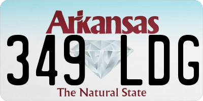 AR license plate 349LDG