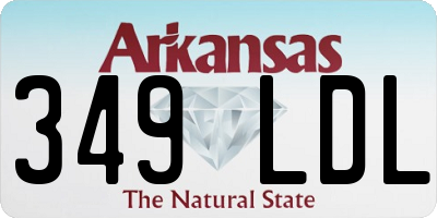 AR license plate 349LDL