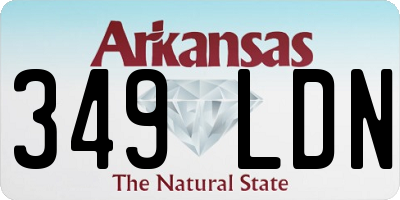 AR license plate 349LDN