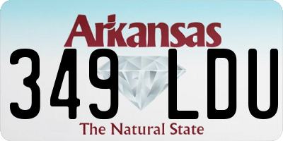 AR license plate 349LDU