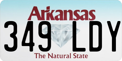 AR license plate 349LDY