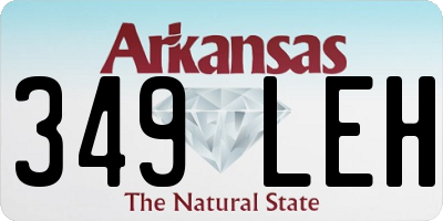 AR license plate 349LEH