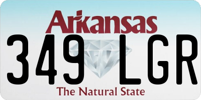 AR license plate 349LGR