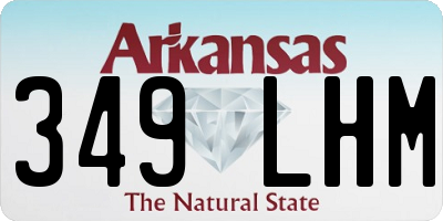 AR license plate 349LHM