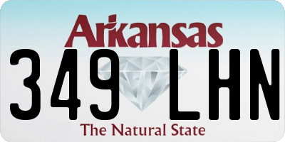 AR license plate 349LHN