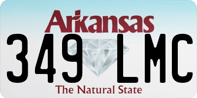 AR license plate 349LMC