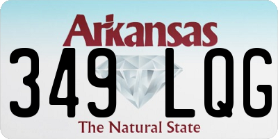 AR license plate 349LQG