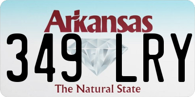 AR license plate 349LRY