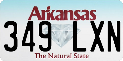 AR license plate 349LXN
