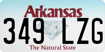 AR license plate 349LZG