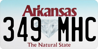 AR license plate 349MHC